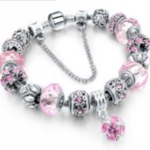 Stunning Crystal Stone Charm Bracelet